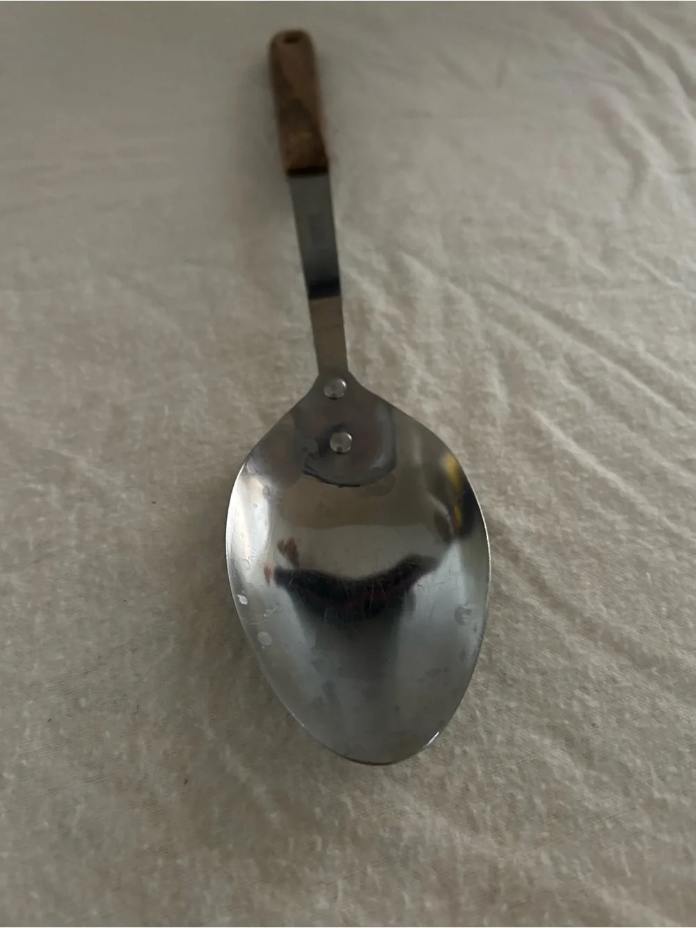 Robinson Vintage Serving Spoon with wood Handle 12
